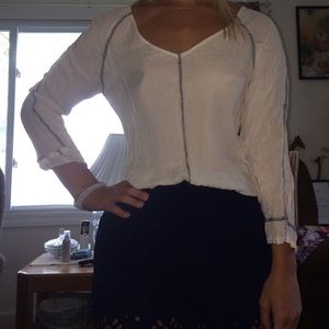 Long-sleeve Boho Blouse